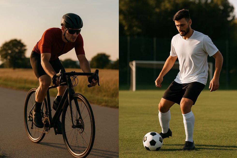 Kryds­træning for cykelryttere – derfor kan fodbold styrke din præstation på cyklen